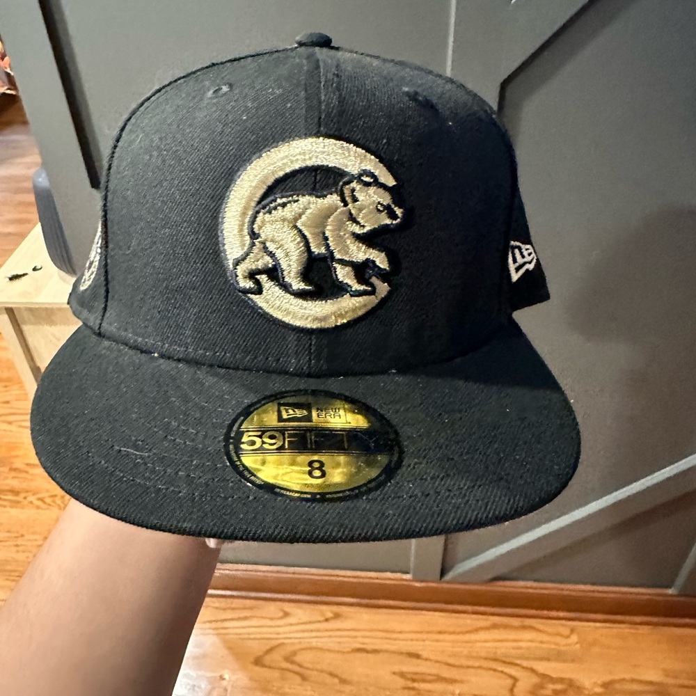 New Era Black Chicago Cubs Hat